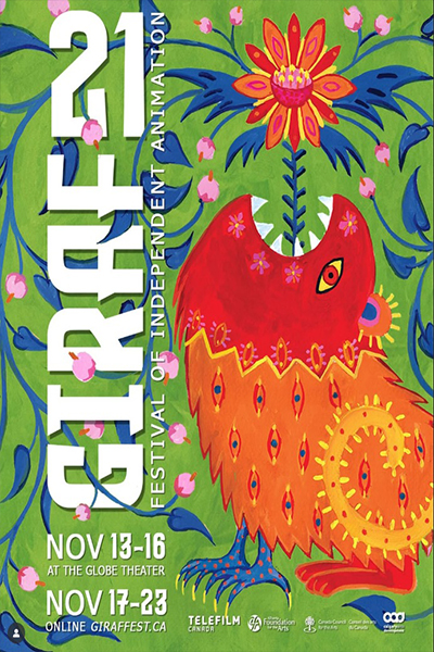 GIRAF 21: Festival of Independent Animation - Poster