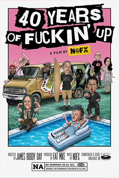 NOFX: 40 Years Of Fuckin’ Up - Poster